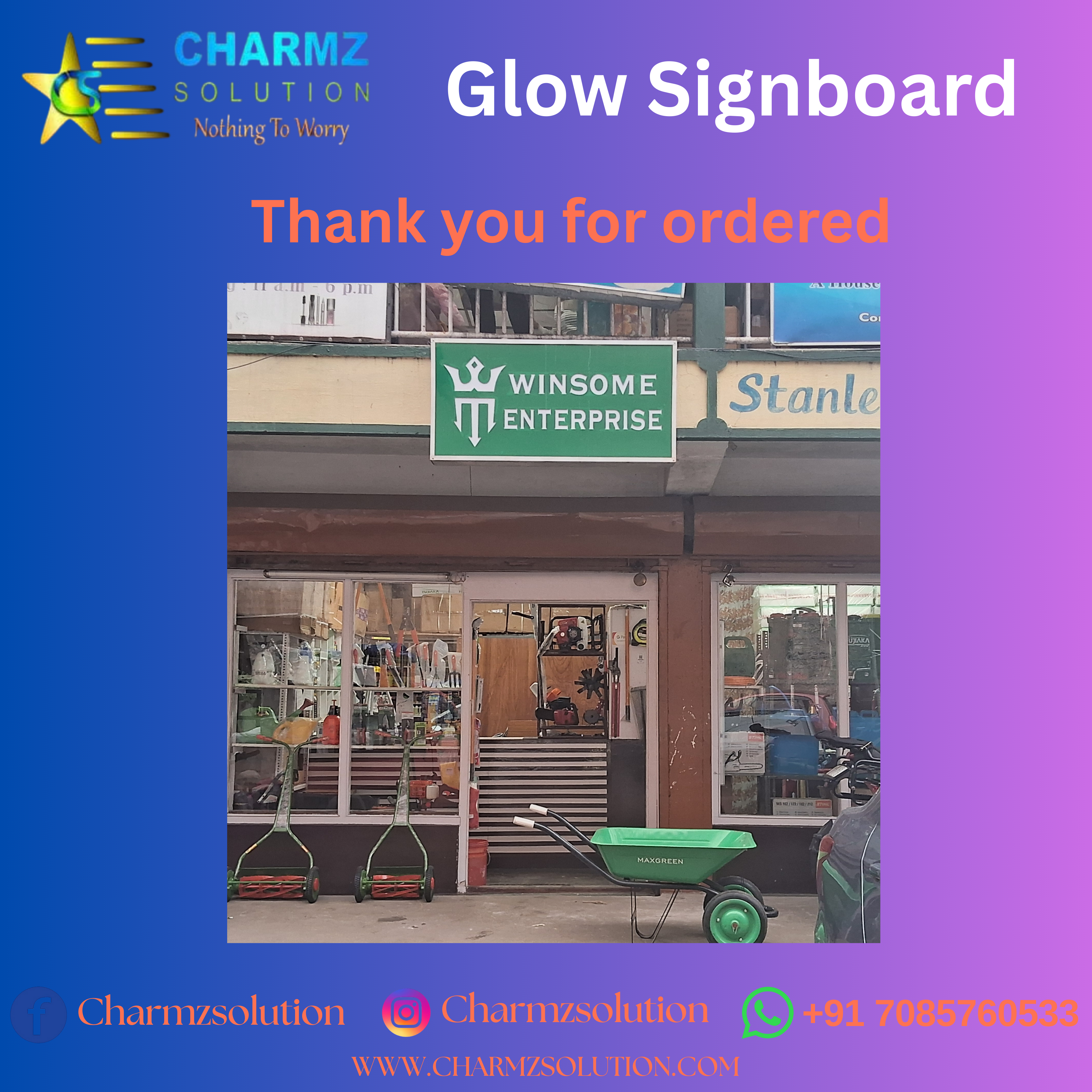 CHARMZ SOLUTION Poster