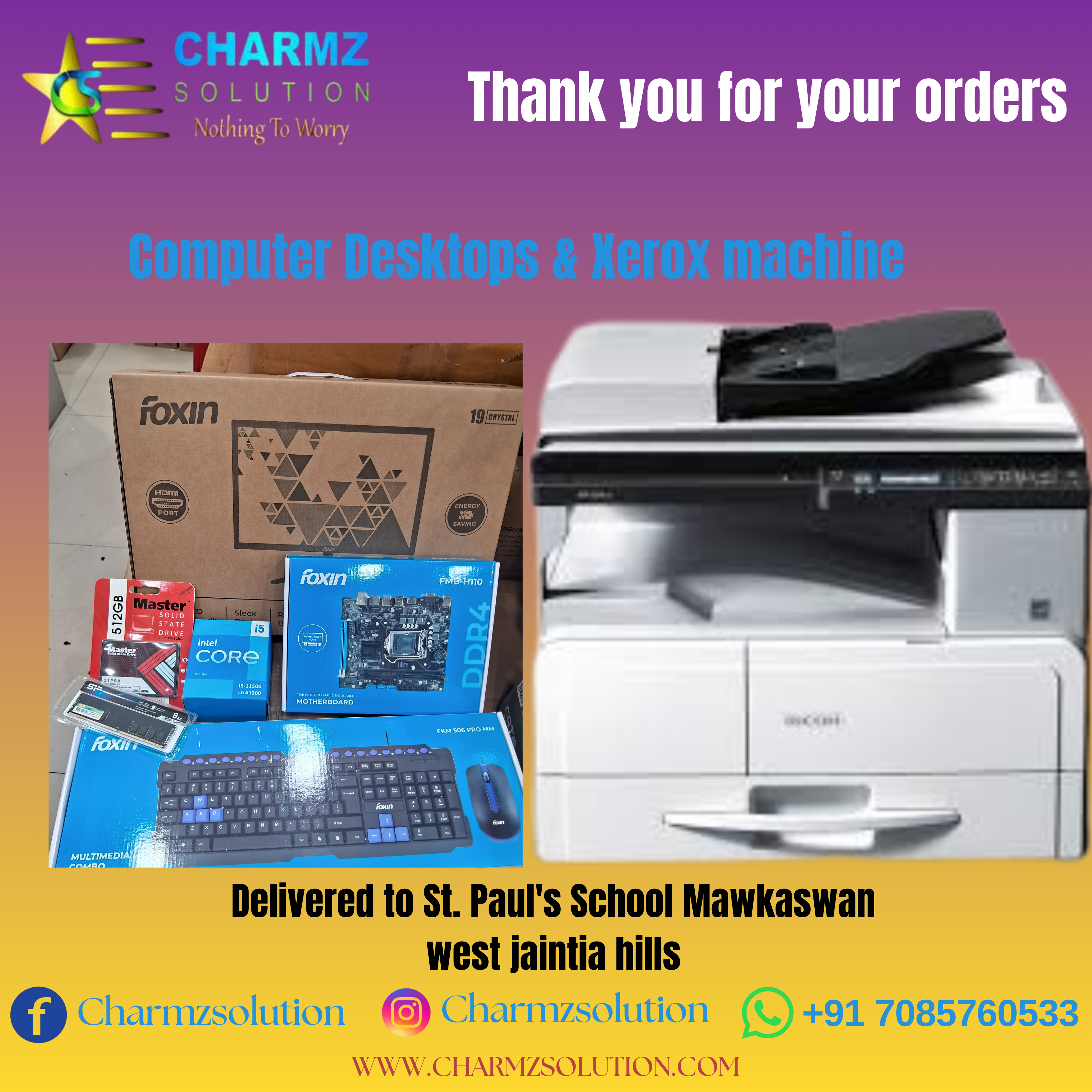 CHARMZ SOLUTION Poster